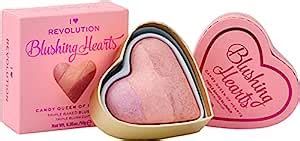 Buy Makeup Revolution I Heart Makeup Hearts Blusher, Candy Queen of ...