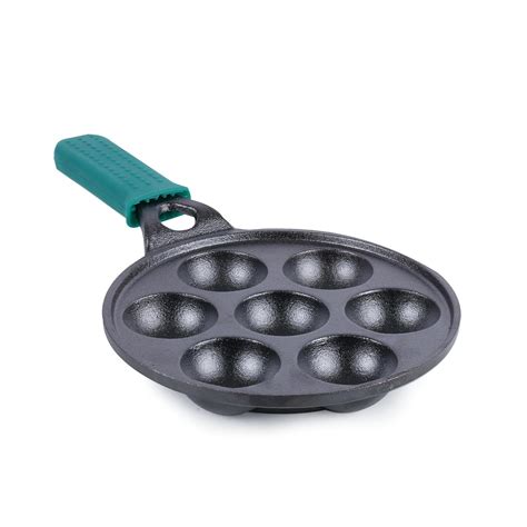 Buy The Indus Valley Pre-Seasoned Cast Iron Square Paniyaram Pan ...