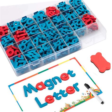 Buy FUQUN Magnetic Letters for Children 212 Pcs-Uppercase Lowercase kit ...