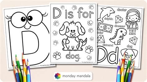 20 Letter D Coloring Pages (Free PDF Printables)