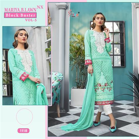 Shree Presents Mariya B Lawn Block Buster Vol 5 Nx Pakistani Salwar Suits