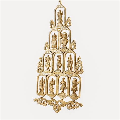 Brass Dashavatar Wall hanging – Budhshiv.com
