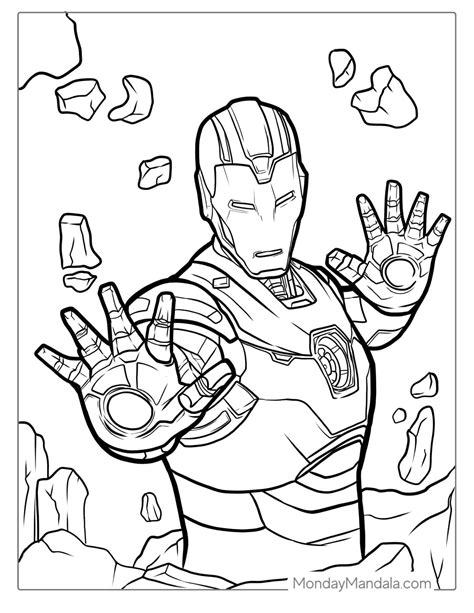 24 Iron Man Coloring Pages (Free PDF Printables)