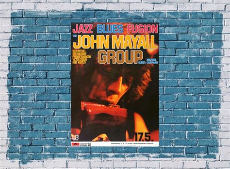 John Mayall - Jazz Blues Fusion, 1973 - Konzertplakat, 216,40
