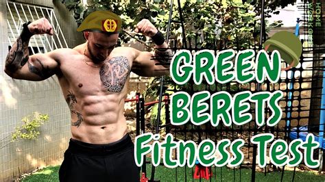 GREEN BERETS FITNESS TEST - YouTube