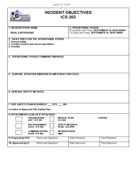 Image result for ICS Form 205