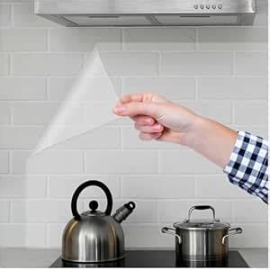 HOME13™ Clear Matte Contact Paper Self Adhesive Film Covering Removable ...