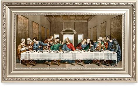 Vault W Artwork The Last Supper By Leonardo Da Vinci. Oil Painting ...
