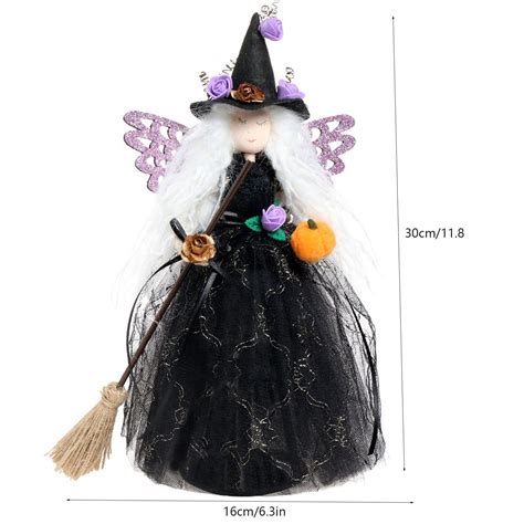YuXinYang 2024 New Halloween Decoration Witch Doll Tree Topper Hanging ...
