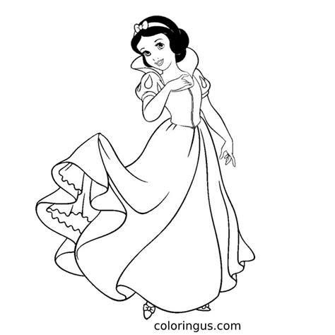 Snow White Coloring Pages (Free Printable PDF)