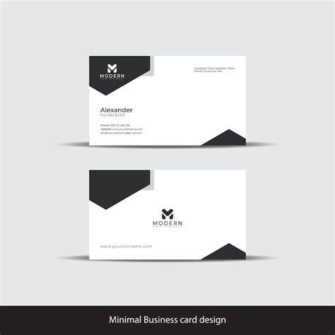 Simple Business Card Template 的图像结果