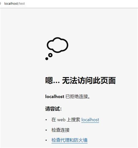 Access Localhost 的图像结果