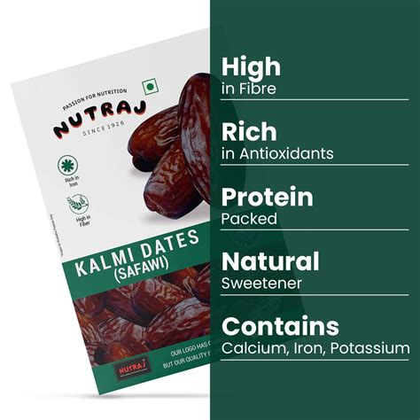 Buy Nutraj Kalmi Dates (Kalmi Khajur) 500gm Online - Premium Quality ...