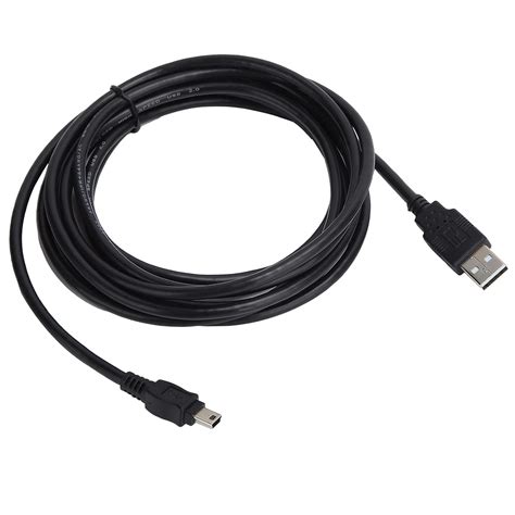 Kufoo 9.8ft/ Mini USB Cables, T‑Port Mini USB Charging Cable with Small ...