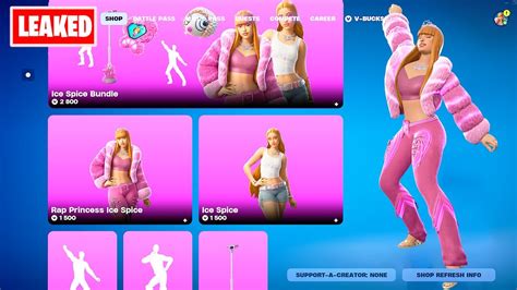Fortnite's ICE SPICE Skin is INSANE: Item Shop showcasing of Skins ...