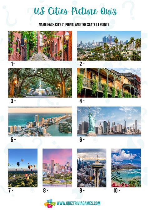 40 US Cities Quiz Questions & Answers (inc. Picture Round) - Quiz ...