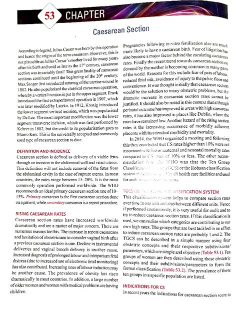 Caesarian section - Simple lecture notes - 53 CHAPTER / / Caesarean ...