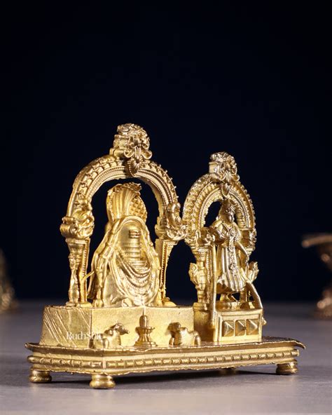 Buy Pure Bronze Panchaloha Arunachaleswarar & Unnamalai Amman Idol Set ...
