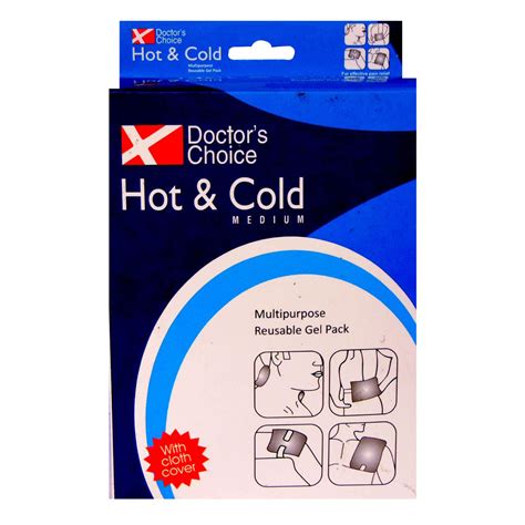 Buy Doctor's Choice Hot & Cold Gel Pack Medium, 1 Count | 19 Minutes ...