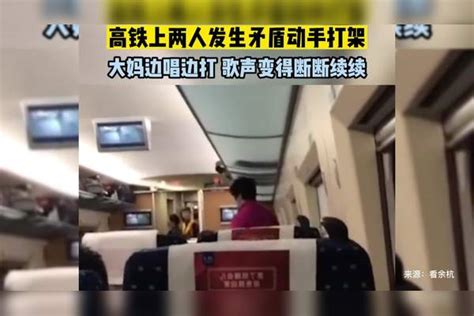 多名大妈高铁唱歌最新素材