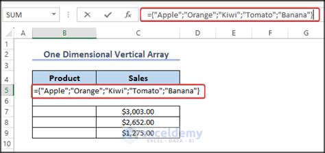 Image result for Array Formula in Excel