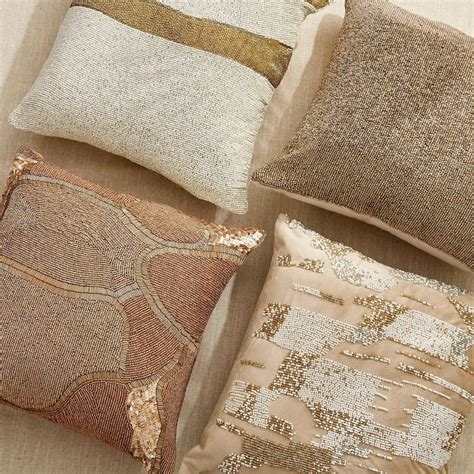 Buy Glimmer Dusk Orli Maggie Chroma Beaded Filled Cushion - 45x45cm ...