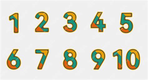 Image result for Numbers 0-9