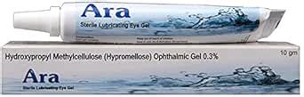 Ara 0.3% - Tube Of 10 G Eye Gel : Amazon.in: Health & Personal Care