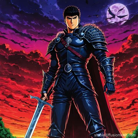 Dark Fantasy Scene from Berserk | Stable Diffusion Online