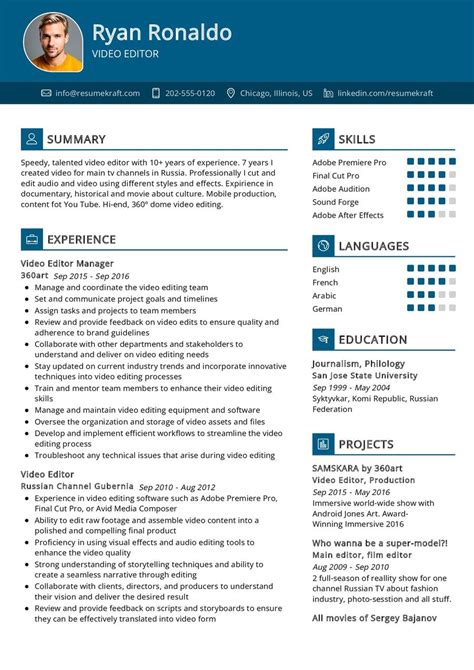 Image result for Video CV Script