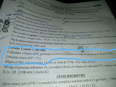 calculate volume of h2 gas kept at STP if it contains asany H atoms as ...