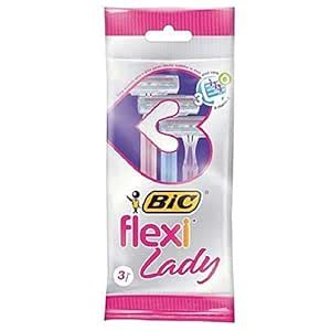 Bic Shaver Lady Flexi 3 Razors Piece- Pack of 10 : Amazon.in: Health ...