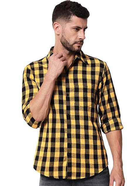 Vastraa Fusion Men's Cotton Checkered Shirt – vastraa fusion