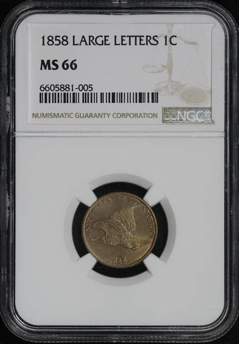 1858 Flying Eagle Cent Large Letters NGC MS-66 | Northern Nevada Coin