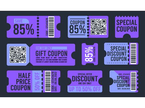 Modern Coupon Sale Label Collection Graphic by Aghiez · Creative Fabrica