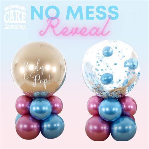 Gender Reveal Balloons - Quality Cake Company Tamworth