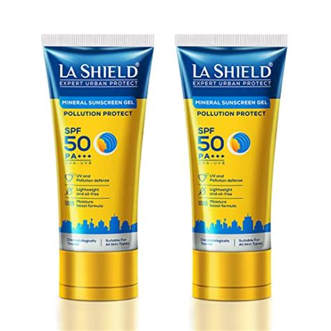La Shield Pollution Protect | Mineral Based Sunscreen Gel | For Expert ...