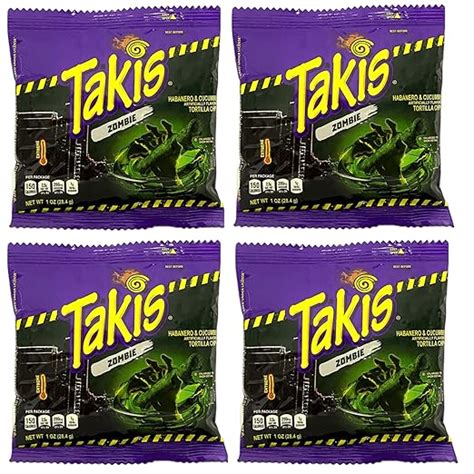 Takis Zombies Habanero And Cucumber, 28.4g (Pack Of 4) : Amazon.in ...