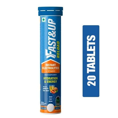 FAST&UP Reload Instant Electrolyte - Peach Ice Tea – Athelin Store
