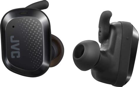 JVC KENWOOD JVC HA-A5T-B Wireless Headphones, Bluetooth, Black, In Ear ...