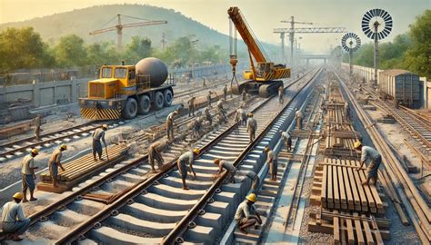 रेलवे ट्रैक कैसे बनाए जाते हैं? जानिए निर्माण प्रक्रिया और तकनीक ...