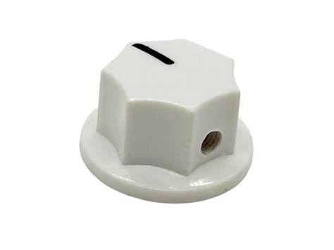 Tube-Town Store - Knob Classic Fluted, white