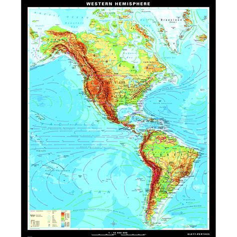 Western Hemisphere Map