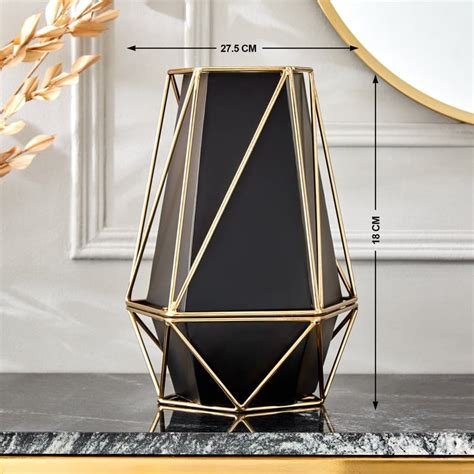 Buy Royale Zion Metal Vase - Small from Home Centre at just INR 2999.0