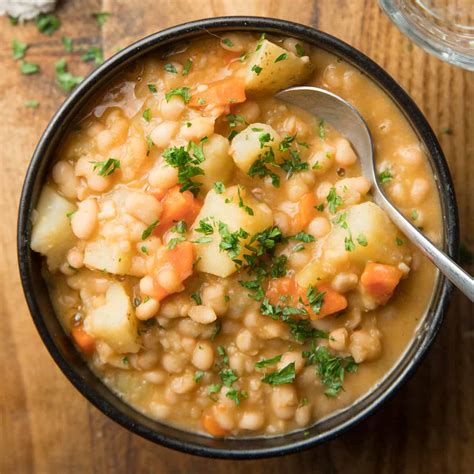 Vegan Navy Bean Soup Recipe | Bryont Blog