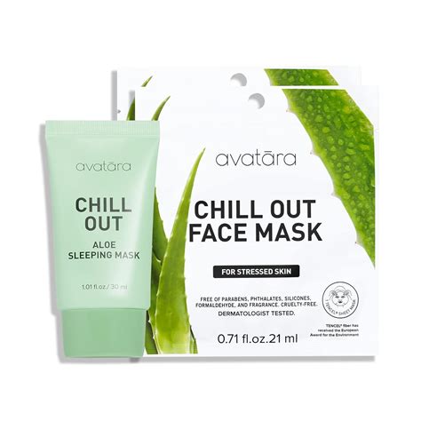 Buy Avatara Chill Out Sheet Facial Mask and Sleeping Mask Bundle for ...
