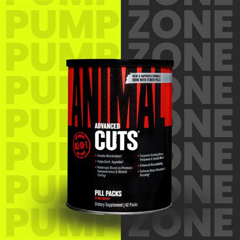 Buy Animal Advanced Cuts Fat Burner | PumpZone – pumpzone.in