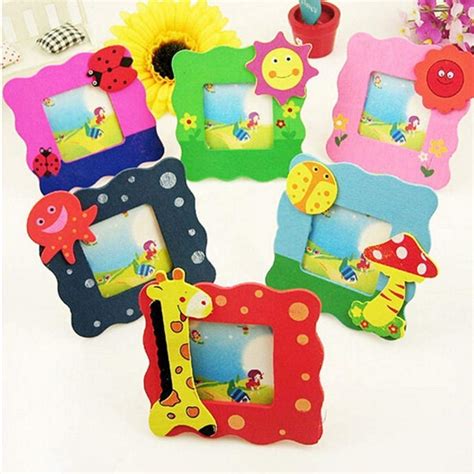 SILLYME 5pc Cute Wooden Photo Frame - return gifts birthday party ...