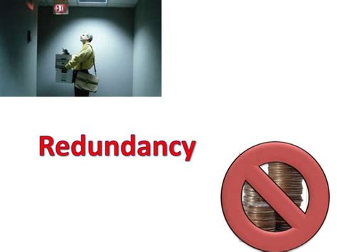 Image result for Redundancy Examples