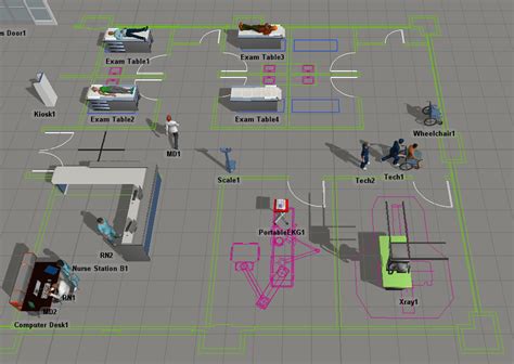 Flexsim Tutorial 的图像结果